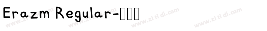Erazm Regular字体转换 Erazm Regular字体转换